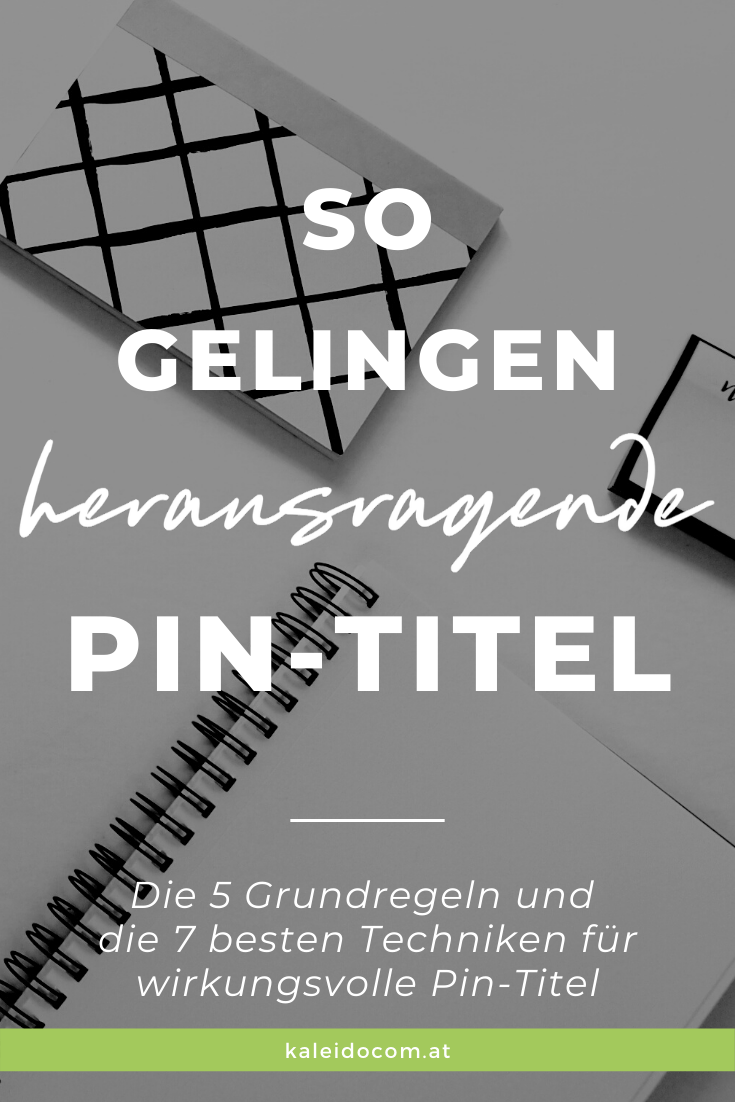 So gelingen herausragende Pin-Titel 5